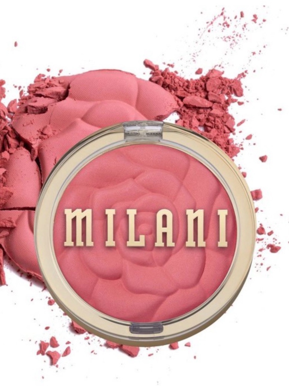 Milani Rose Powder Blush — Coral Pink